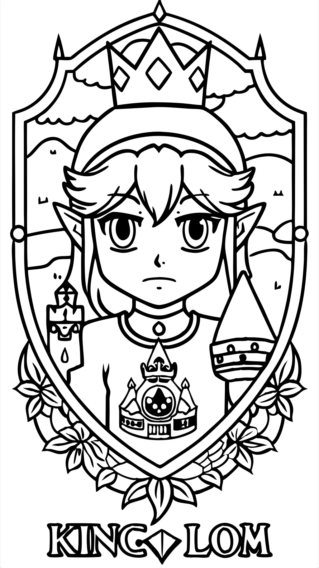 Zelda Tears of the Kingdom Coloring Pages